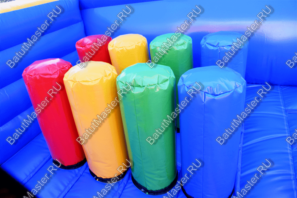 Большая площадка с высокой горкой "Дино-городок", 15*15*6 м