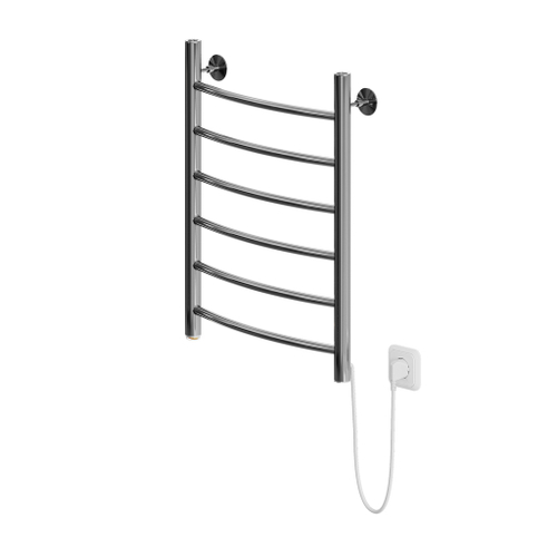 Полотенцесушитель MIXLINE CAPELLA  60х40 (кноп выключ, 222 Вт, 6 перекладин, правый) электрический