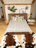 Одеяло лен двуспальное 172 х 205 утепленное зимнее льняное