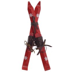 GAEM Изделие декоративное подвесное "Лыжи", L23 W7 H5 см, 2в.