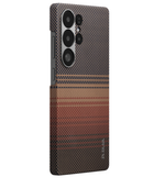 Чехол Samsung Galaxy S25 Ultra Pitaka Tactile Woven Case (Sunset)