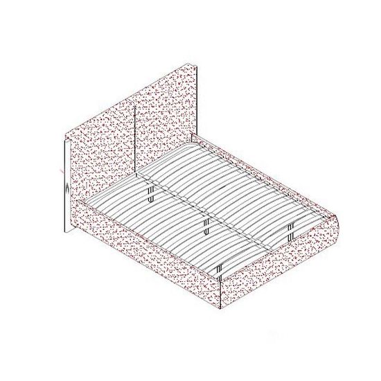 Кровать с решеткой PETRA, MOD INTERIORS