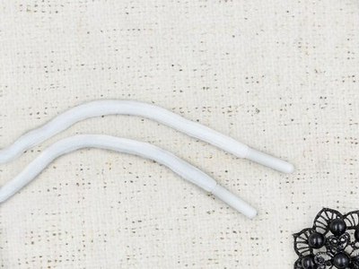 Шнур, L 138 см, ш. 5 мм, белый