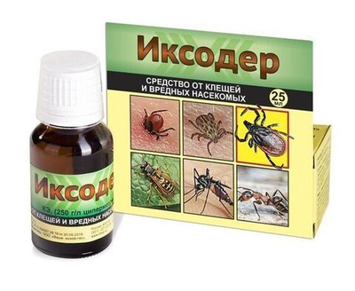 Иксодер 25 мл от клещей, насекомых