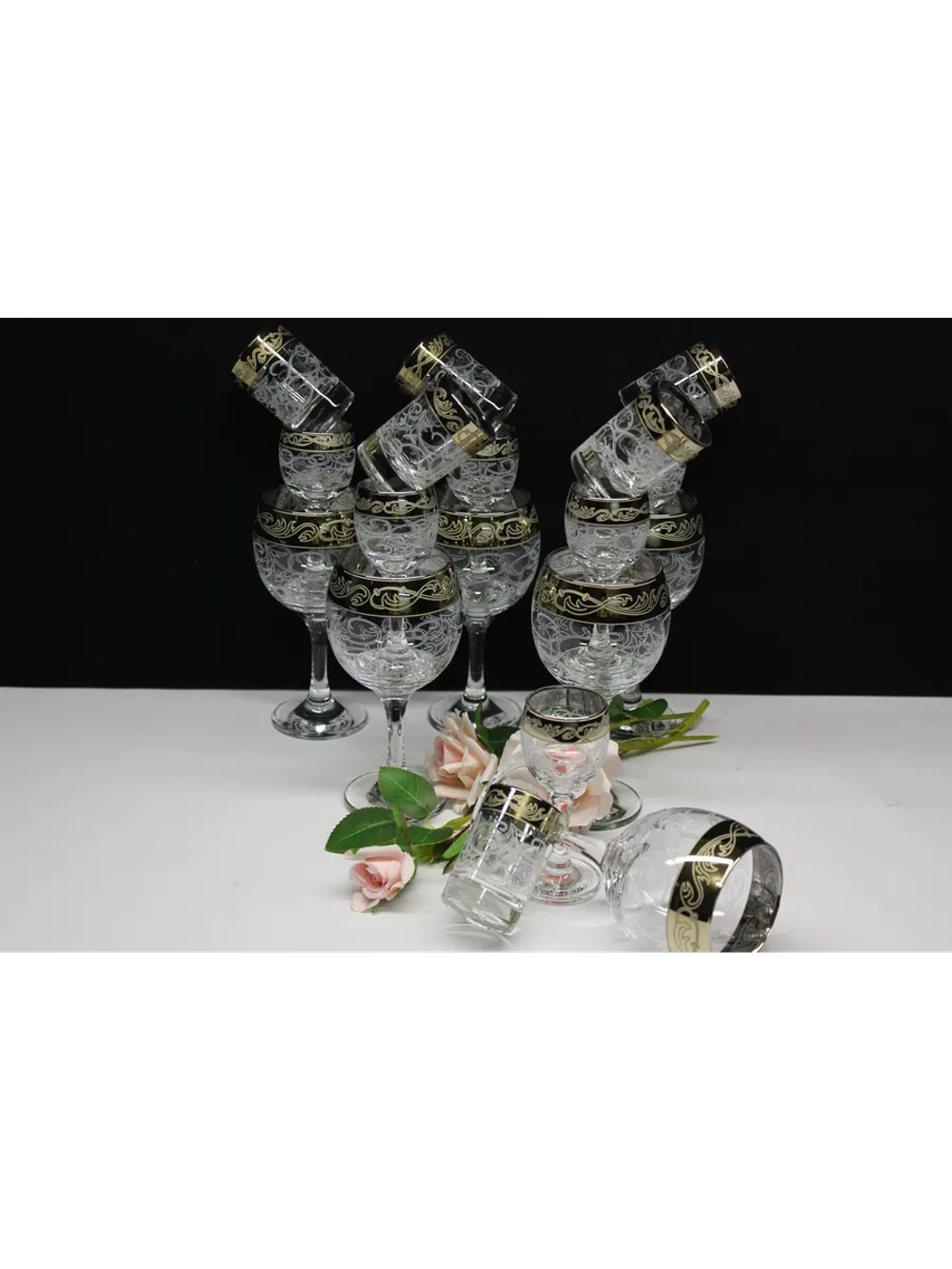 Барный набор 18 предметный с фужером