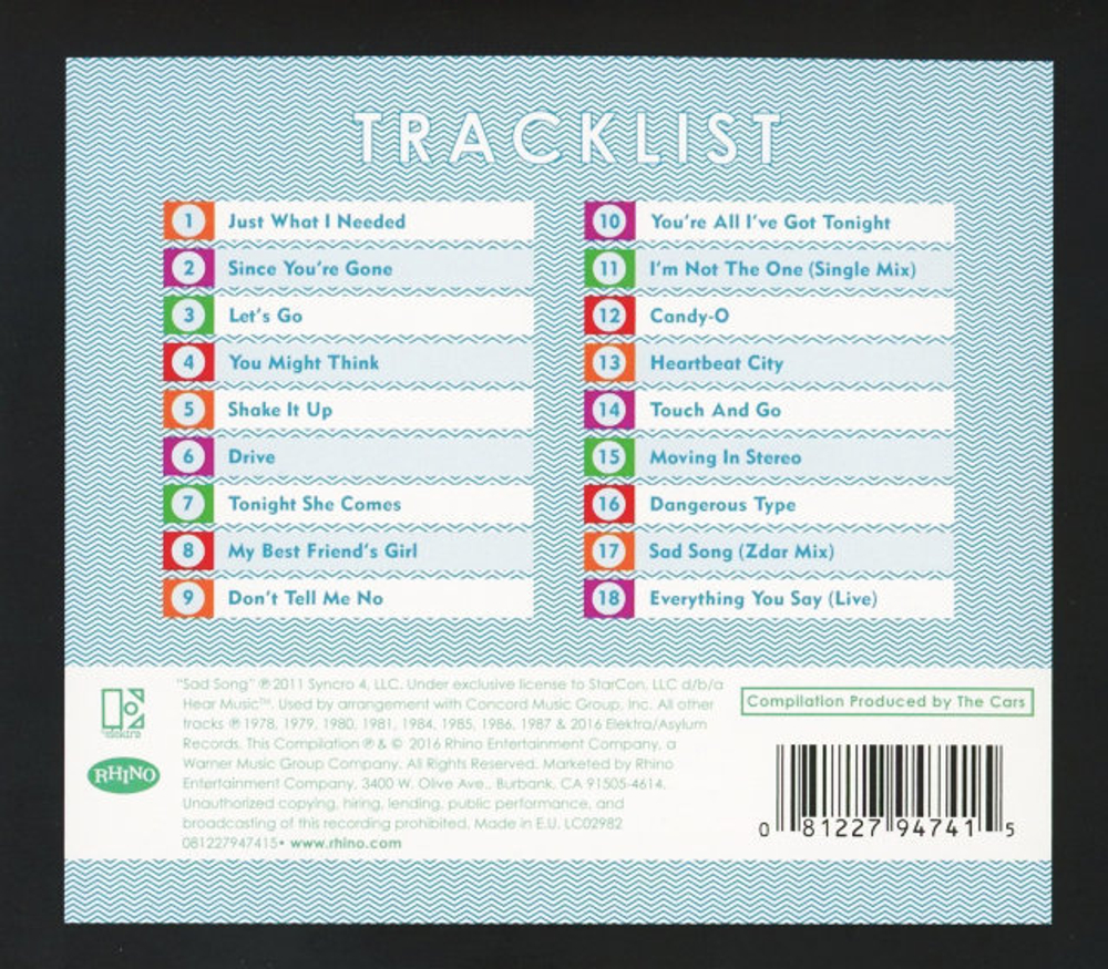 The Cars / Moving In Stereo: The Best Of the Cars (CD)