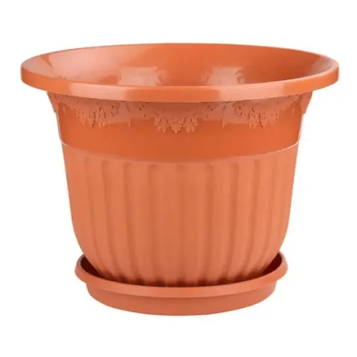 Горшок цв. Лозанна 25л (коричневый) (комплект 5 шт)