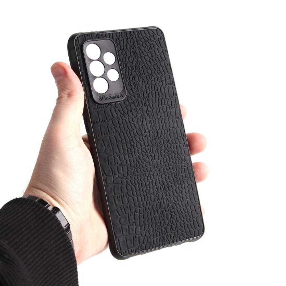 Чехол для Samsung Galaxy A72, Рептилия, 010027 Синий