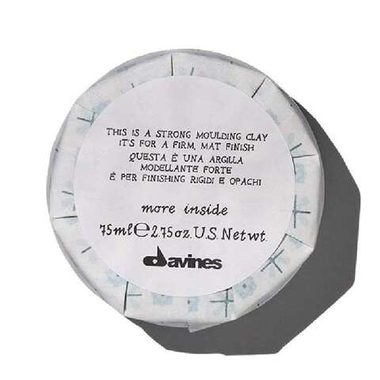 Davines More Inside Strong Moulding Clay 75 ml — моделирующая глина для стойкого матового финиша
