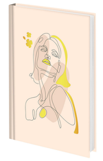 Ежедневник А5 160л. недатир. "Силуэт" ламинированная обложка с фольгой (STAFF)