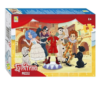 Пазл 60эл. "Буратино" (АО "СТС") (Степ пазл)