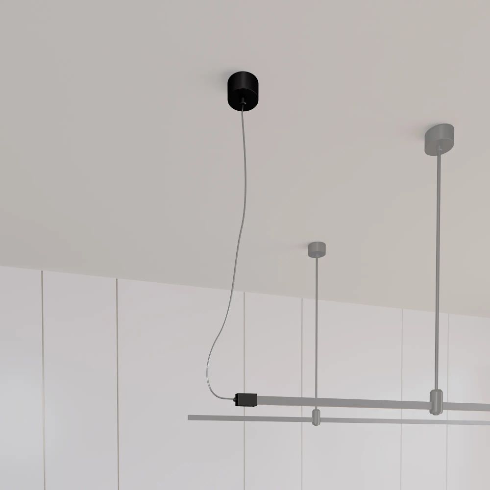 Потолочная чаша с питанием ART-APRIORI-CANOPY-SIDE-L5000-POWER (BK) (Arlight, IP20 Металл, 3 года) 049338