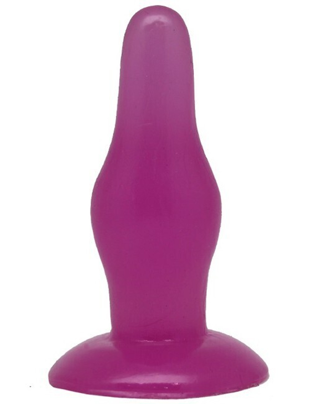Розово-сиреневая анальная пробка с сужающимся кончиком (Цвет: Розово-сиреневая)