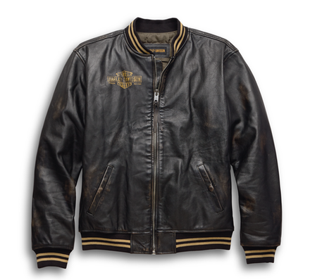 Кожаный бомбер Harley-Davidson®