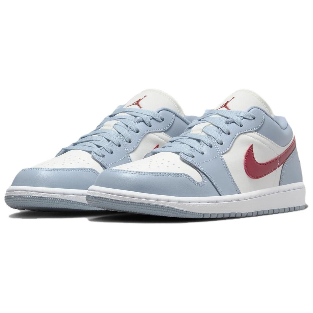Кроссовки Jordan Air Jordan 1 Low Blue Grey Dune Red, DC0774-164, 40EU