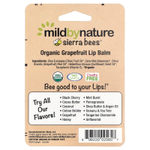 Mild By Nature, Sierra Bees™, органические бальзамы для губ, с ароматом грейпфрута, 4 шт. в упаковке, 4,25 г (0,15 унции)