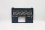 Верхняя панель с клавиатурой (топкейс) для ноутбука Lenovo S145-14IWL / AST / IGM FingerPrint, синяя, раскладка - русская (5CB0S17285)