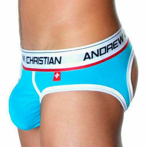 Мужские трусы джоки Andrew Christian Air Flexsoft Show It Jockstrap Aqua