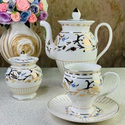 Lenardi 133-216 Чайный сервиз 16пр. 220 мл в под.уп.(х3) Фарфор