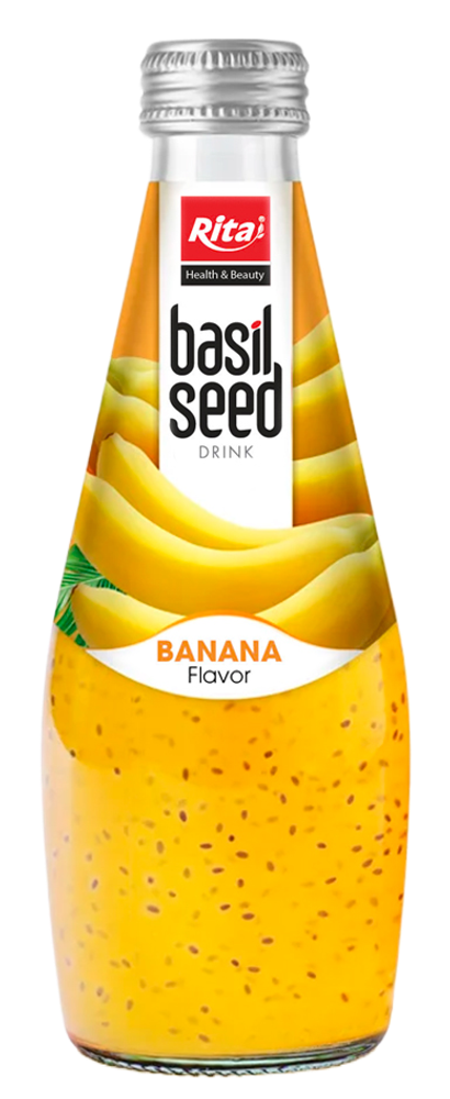 Напиток RITA с банановым соком и семенами базилика &quot;BASIL SEED JUICE DRINK&quot;