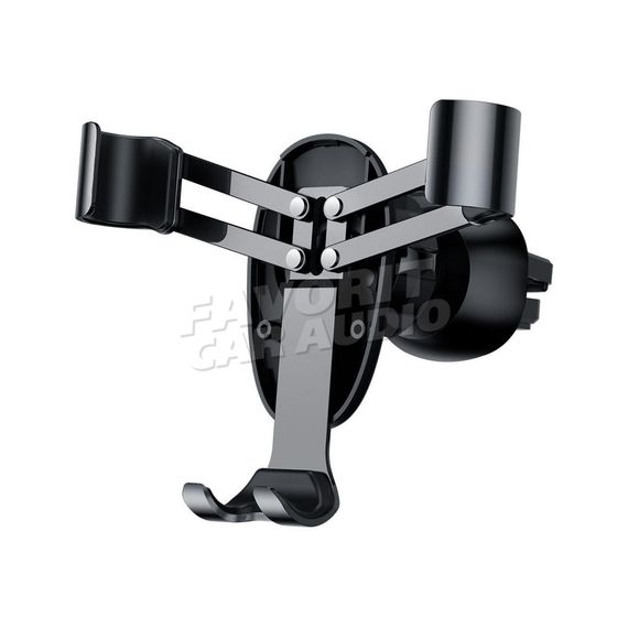 Держатель Baseus Mini gravity металл воздуховод шарнир черный