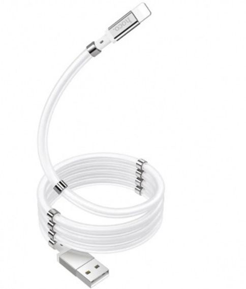 USB Кабель USB -&amp;gt; Lightning Hoco U91 Magic Magnetic 1 м White
