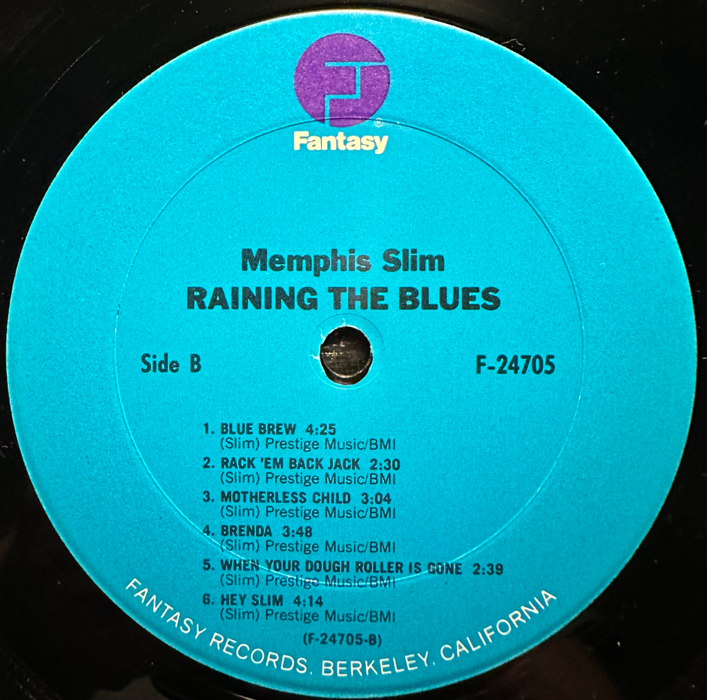 Memphis Slim - Raining The Blues 2LP (США 1986г.)