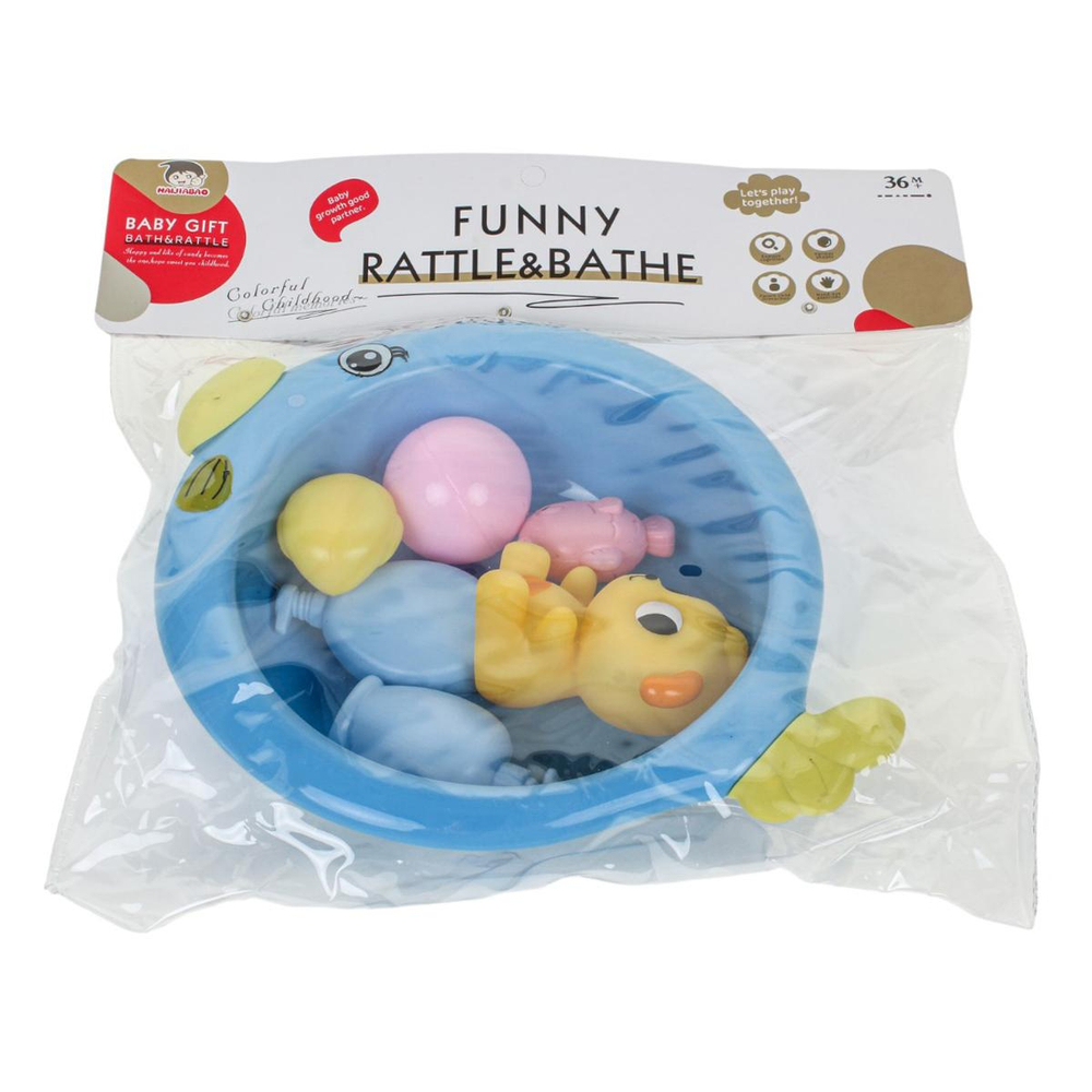 Набор игрушек для купания 9шт, пакет BLS887-4