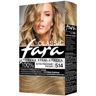 FARA Classic крем-краска д/волос 514 естественный русый