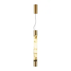 6687/15L L-VISION ODL24 219 Подвесной светильник латунь/металл/алебастр IP20 LED 21W 3000K/3500K/4000K MARBELLA