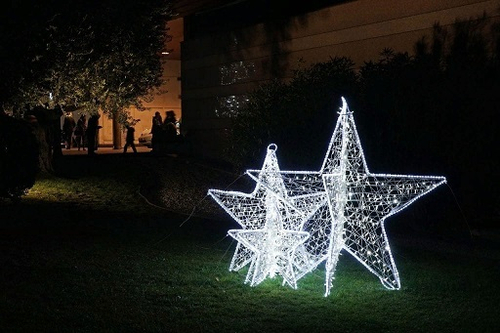 Светящаяся звезда объемная