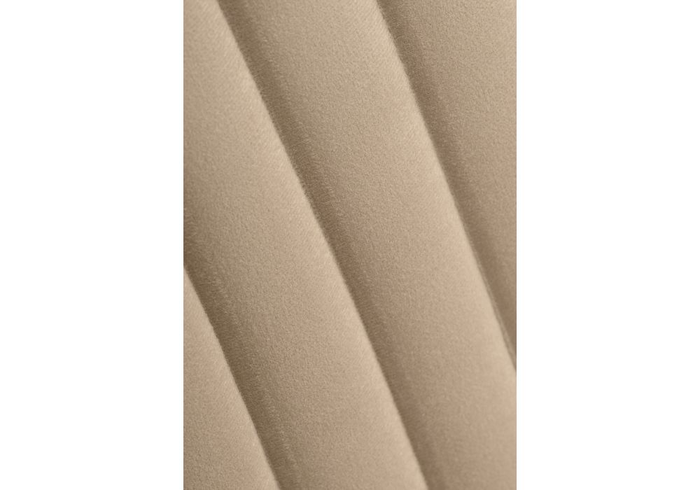 Полубарный стул Седа велюр бежевый / черный