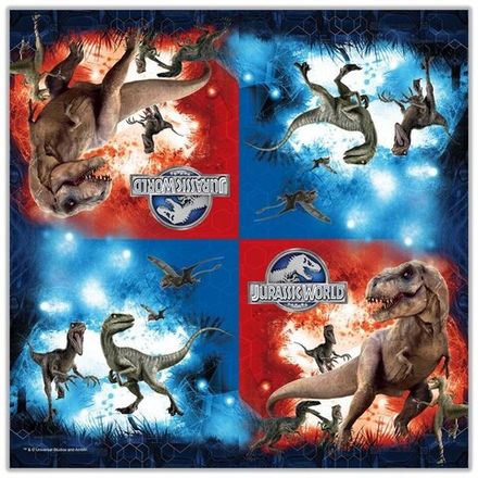 Салфетки "Парк Юрского Периода" 33 см