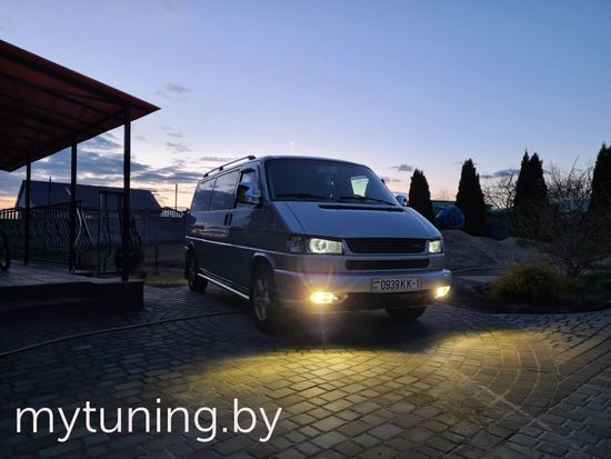 Реснички на фары для Volkswagen T4 косой