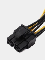 Кабель питания видеокарты SATA 2-PCIe (8pin) 6+2pin