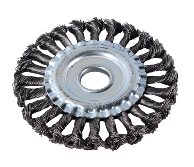 Щётка для УШМ Вихрь плоская, крученая, 125 мм