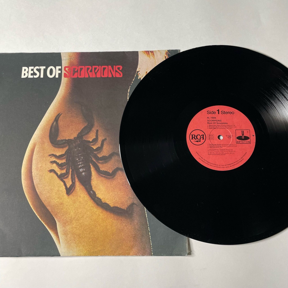 Винтажная виниловая пластинка LP Scorpions Best Of (СССР 1991) Steamrock Fever
