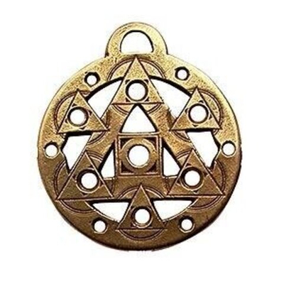 Амулет The Cult! №47 Квадратура Круга  металл