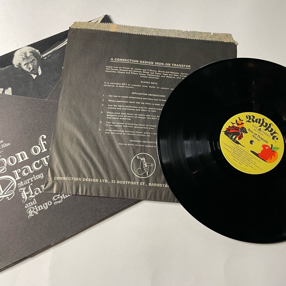 Винтажная виниловая пластинка LP Harry Nilsson Son Of Dracula Сын Дракулы (USA 1974)