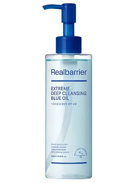 Real Barrier Гидрофильное масло для глубокого очищения Extreme Deep Cleansing Blue Oil 200 мл