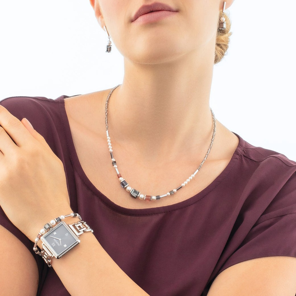 Колье Coeur de Lion Grey-Vintage 4030/10-1230