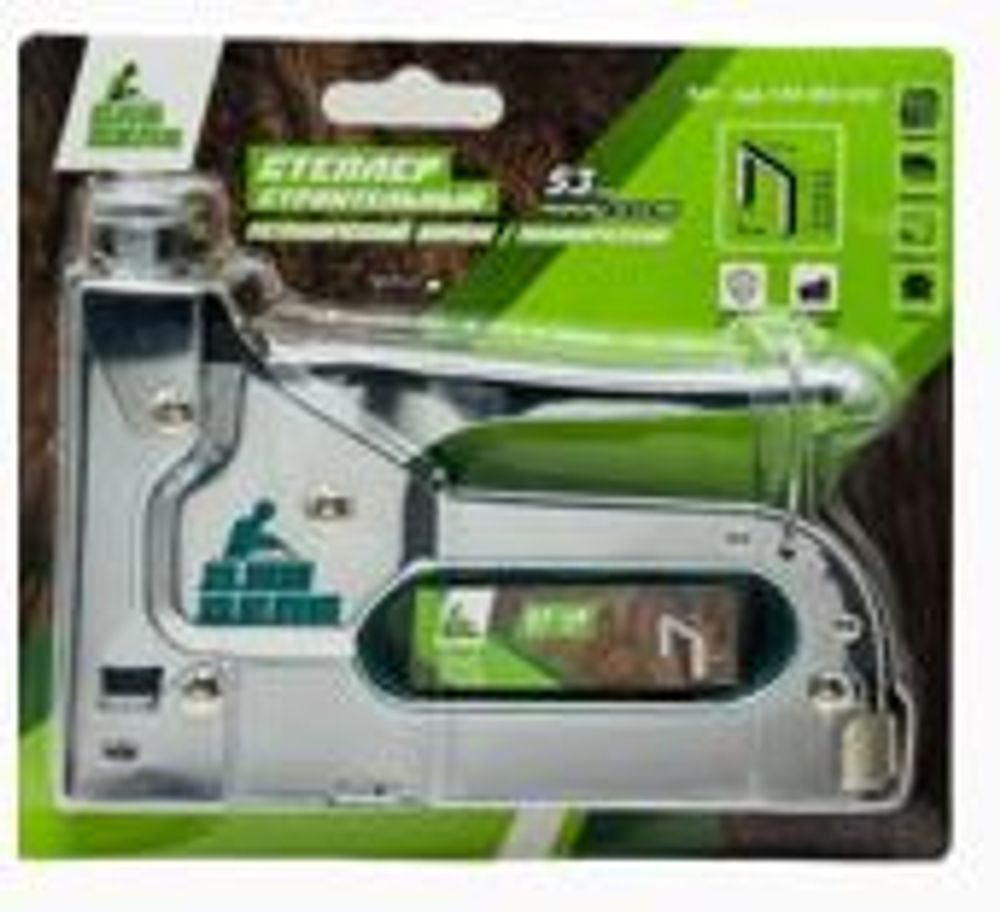 Пистолет скобозабивной  ТИП53 4-14мм, мет. регул. удара,+ скобы 10(100шт), ДЛЯ ДЕЛА