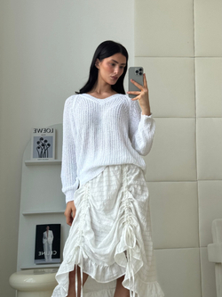 Юбка на кулисках / white