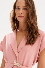 51754 Платье женское (пудрово-розовый)