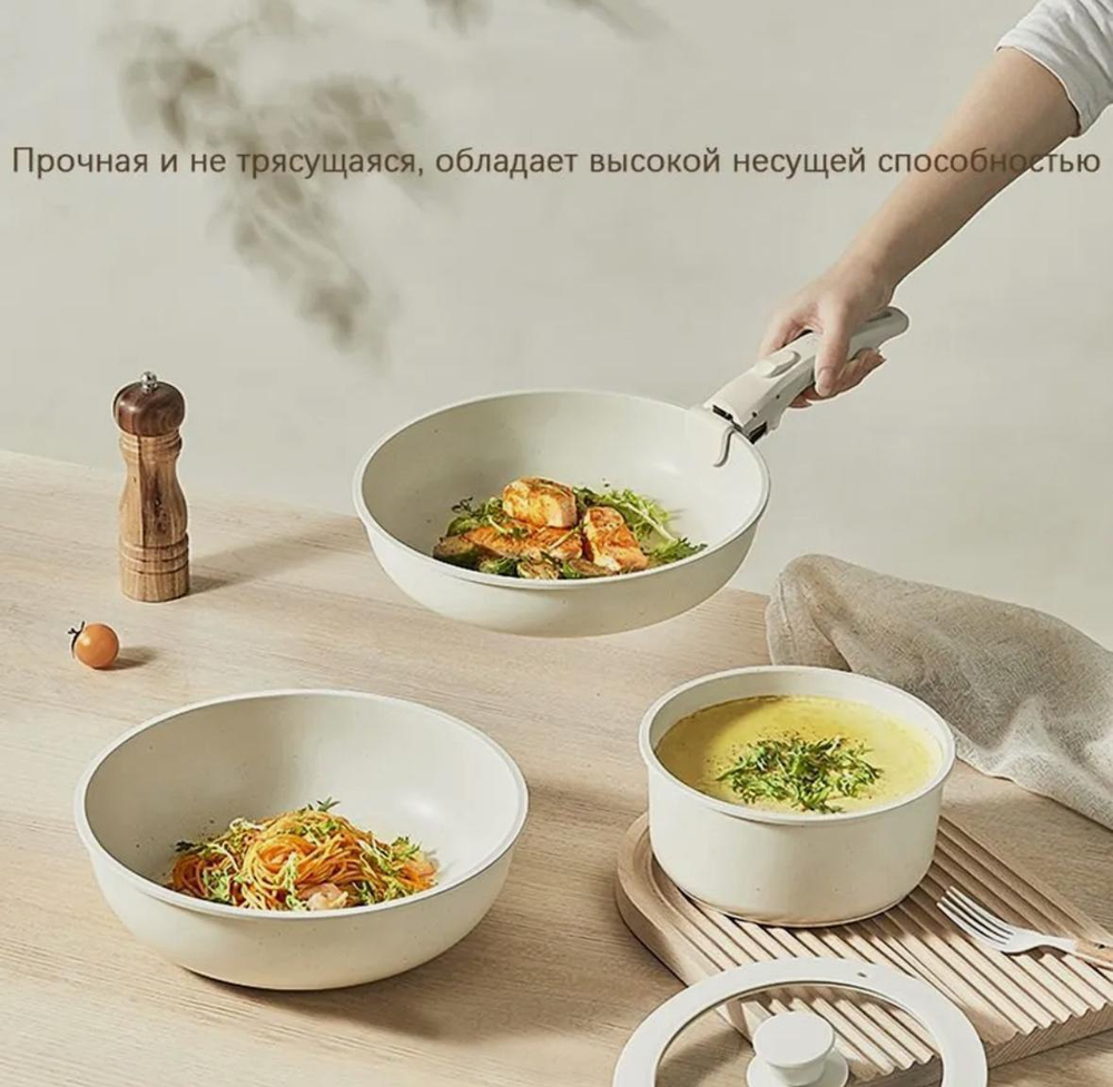 Набор кастрюль с 6-ти слойным покрытием