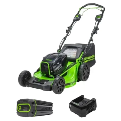 Аккумуляторная газонокосилка Greenworks GC82HPLM51K8 82В (1 x 8 Ач, ЗУ) нож 51 см, 2518907U8