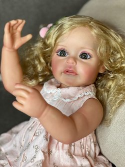 Кукла Реборн виниловая 55см в пакете (FA-556)