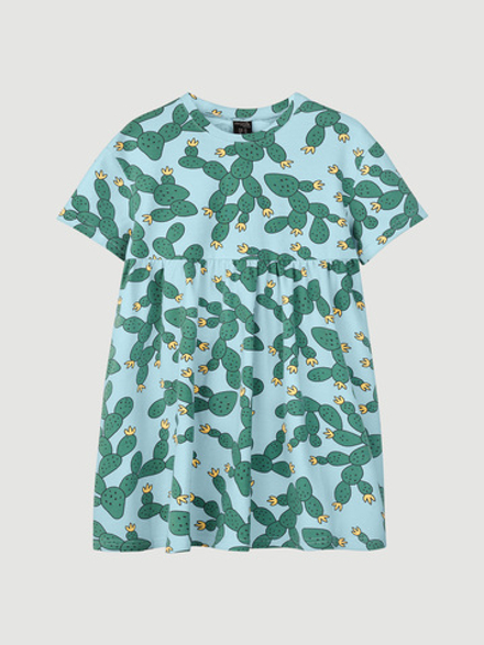 Платье оверсайз с коротким рукавом Mjölk Cactus