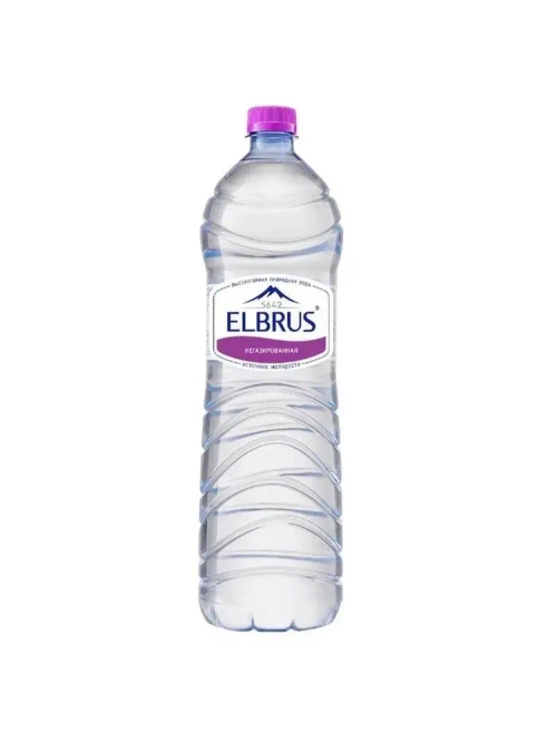 Вода негазированная Эльбрус минеральная природная, 12 шт х 0,5 л