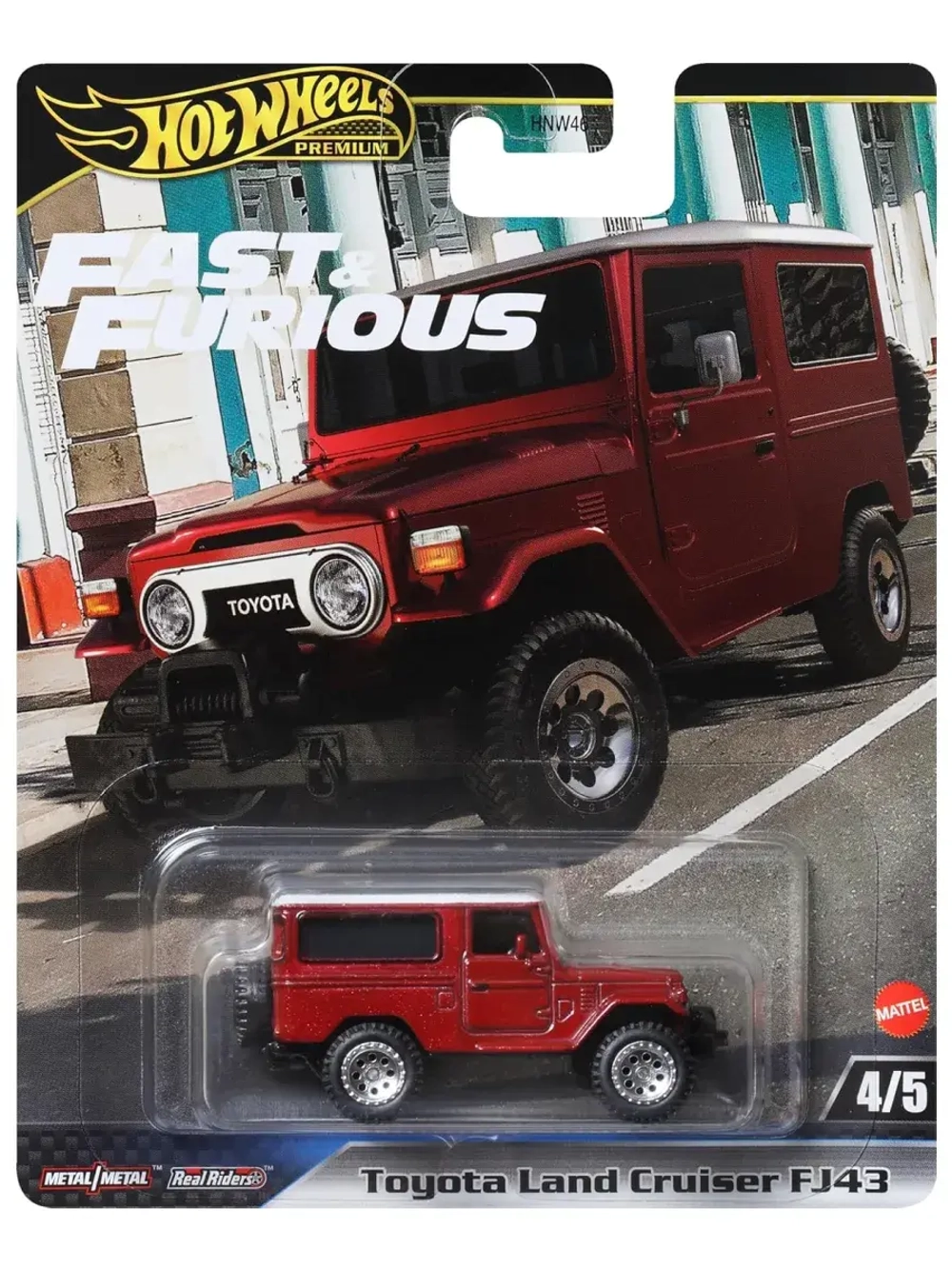 Машинка Хот Вилс Премиум Toyota Land Cruiser HNW46 HRT96